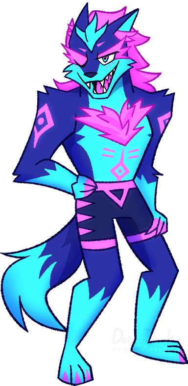 Neon Wolf by kirbybaby64 on DeviantArt