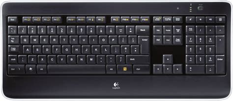 Logitech K800 Wireless Illuminated Keyboard Radio Keyboard German ...