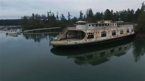 Anderson Island Oro Bay Ferry | Drone Footage - YouTube