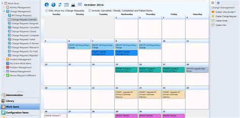 Change Calendar App | Exciting SCSM Change Calendar | Cireson