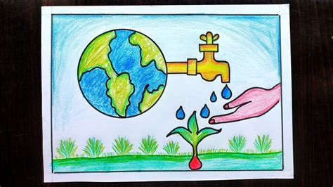 World Environment Day Drawing | Save Nature | Save Environment Poster ...