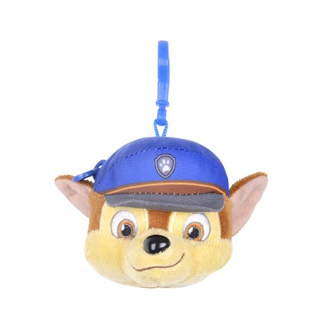 Paw Patrol 'Chase' Plush with Keyring Hook Coin Purse 5055114335260