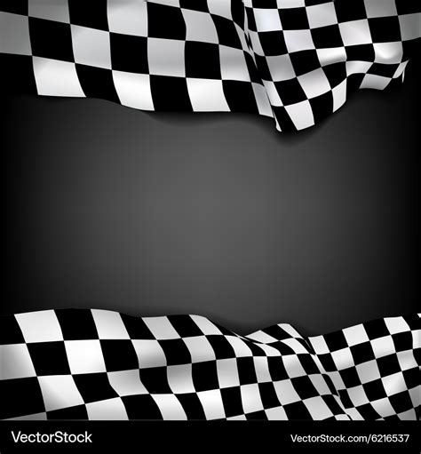 Checkered flag background Royalty Free Vector Image