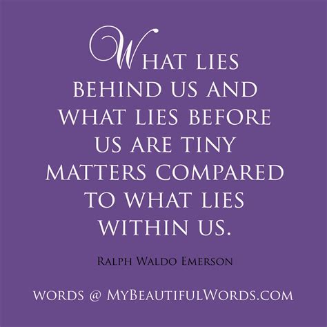 My Beautiful Words.: All that Lies Within Us...