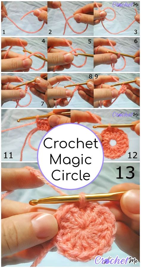 Crochet magic circle or magic ring step by step tutorial – Artofit