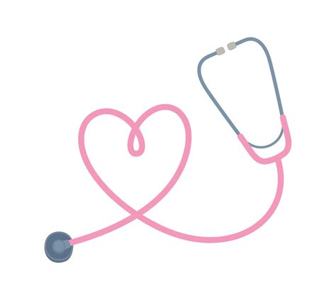 pink stethoscope illustration 21379640 Vector Art at Vecteezy