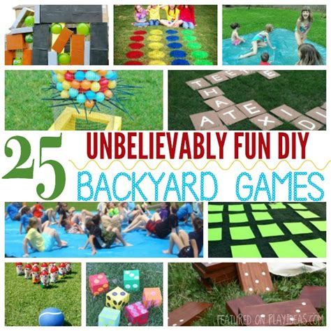 25 Unbelievably Fun DIY Backyard Games For Kids