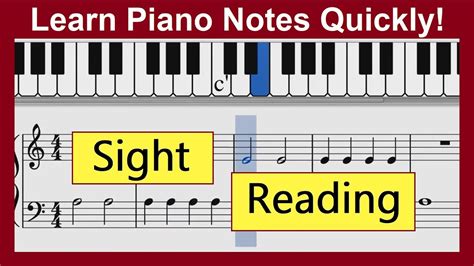 Beginner Piano Exercises For Faster Sight Reading - Easy Sheet Music ...