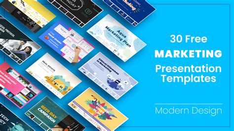 30 Free Marketing Presentation Templates with Modern Design