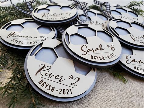 Soccer Ornament Personalized Soccer Ornament Soccer Team - Etsy