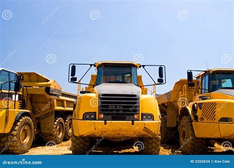 Heavy Duty Construction Trucks Stock Images - Image: 3203034