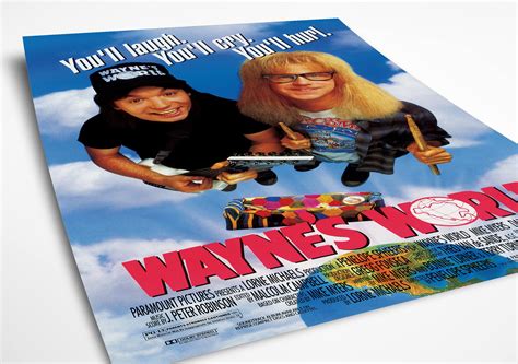 Wayne's World Poster Wayne's World Movie Classic | Etsy