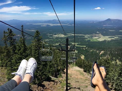 The ski lift at Snowbowl: Flagstaff, Arizona, USA #mountains # ...