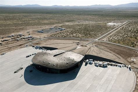 Futuristic Looking Spaceport America Near Completion in New Mexico ...