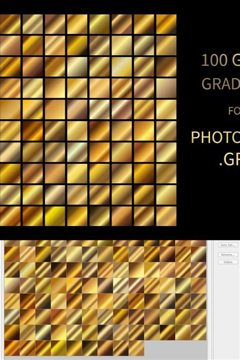 Gold Gradients for Photoshop .GRD | Gold gradient, Photoshop, Photoshop ...