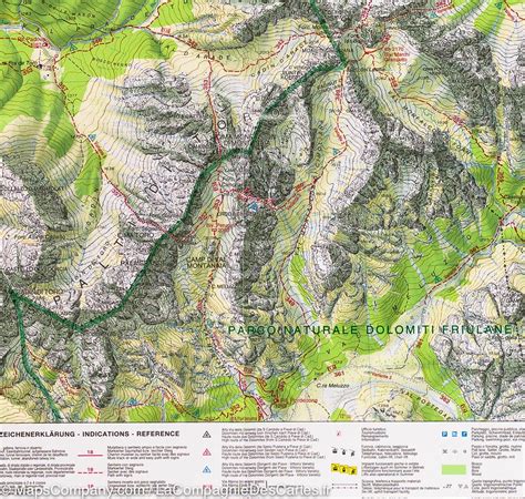 Dolomites Hiking Map