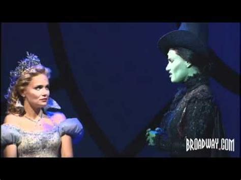 "Wicked" Original Broadway Cast - Idina Menzel & Kristin Chenoweth Sing ...