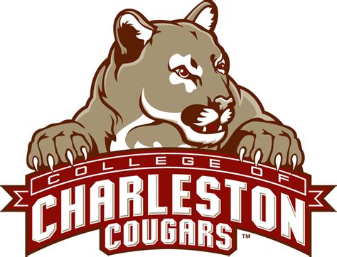 College of Charleston Cougars Primary Logo - NCAA Division I (a-c ...