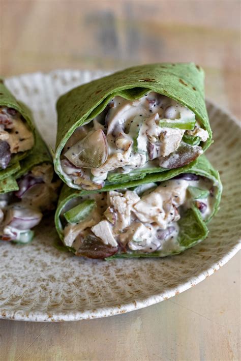 Sonoma Chicken Salad Wraps - Dash of Mandi