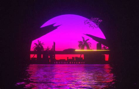 80s Neon Beach Wallpapers - Top Free 80s Neon Beach Backgrounds ...