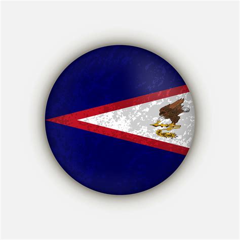 Country American Samoa. American Samoa flag. Vector illustration ...