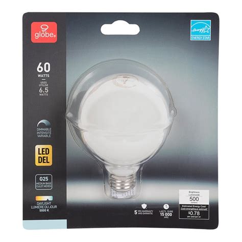 G25 LED Light Bulb 6.5 W Daylight - Canac