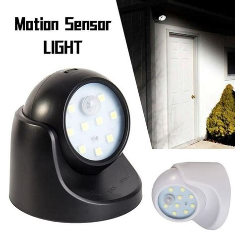 Willstar Motion Sensor Security 10Led Light PIR 360°Rotatable Lamp ...