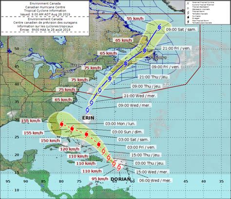 Tropical Storm Erin forms, expected to impact Nova Scotia on Thursday ...