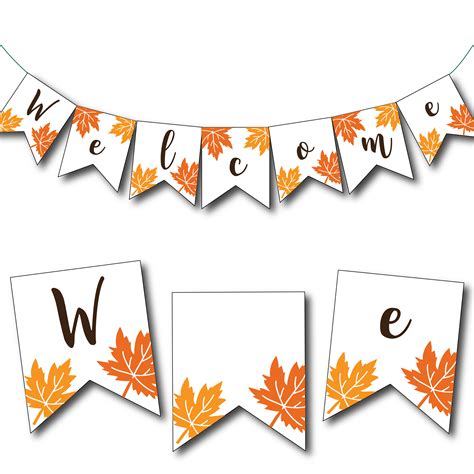 Welcome Banner Printable