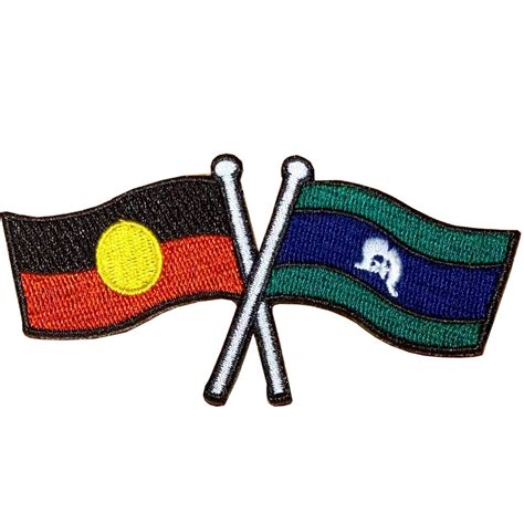 Aboriginal & Torres Strait Island Flags Patch - Planet Corroboree