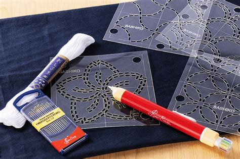 Sashiko: Starter Kit - Sew Easy - Groves and Banks