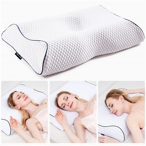 Cervical Pillows For Neck Pain Relief, Memory Foam Pillow For Sleeping ...