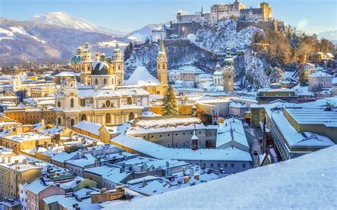 Download Wallpaper 2560x1600 Salzburg Cathedral, Austria, winter, snow ...