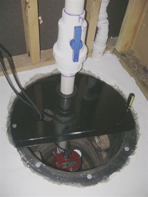 How to Finish a Basement Bathroom - Sewage Pump Plumbing Connections ...