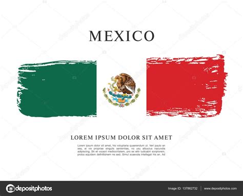 Mexican flag banner template — Stock Vector © Igor_Vkv #137862732