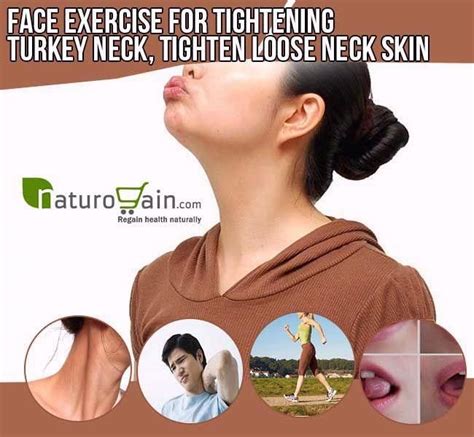 Face Exercises For Tightening Turkey Neck, Tighten Neck Skin | Face ...