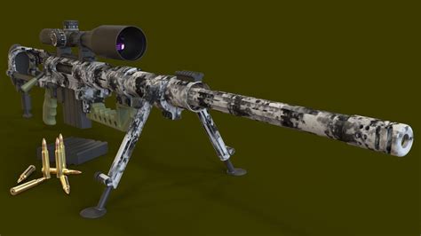 CheyTac M200 Intervention | CGTrader