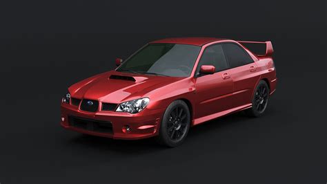 Subaru Impreza WRX Hawkeye 06-07 3D Model - TurboSquid 1973004