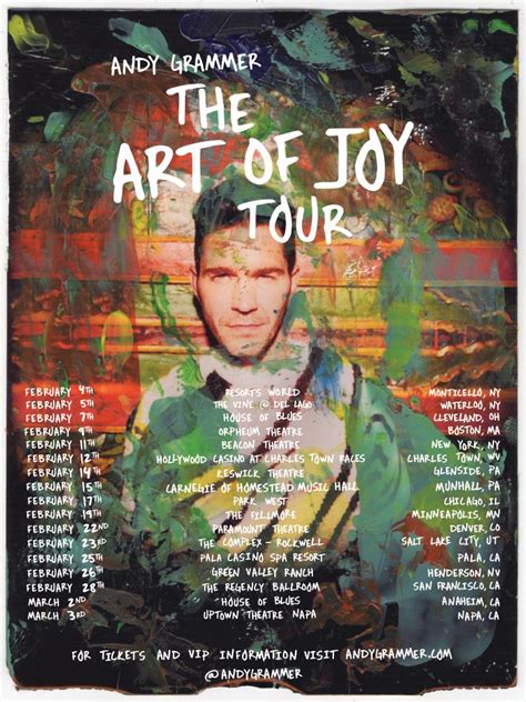 ANDY GRAMMER | THE ART OF JOY TOUR | 2022 - Revolt In Style