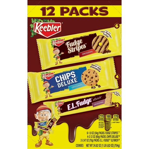 Keebler Cookies Fudge Stripe Original, E.L. Fudge Elfwich Original ...