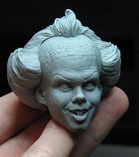 Behind The Scenes Look at IT 2017 Pennywise Head Sculpt from NECA - The ...