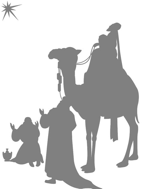 Three Kings Silhouette | Free vector silhouettes