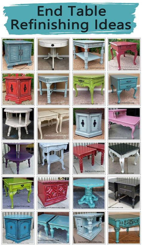 End Table Refinishing Ideas | Redo furniture, Painted furniture ...