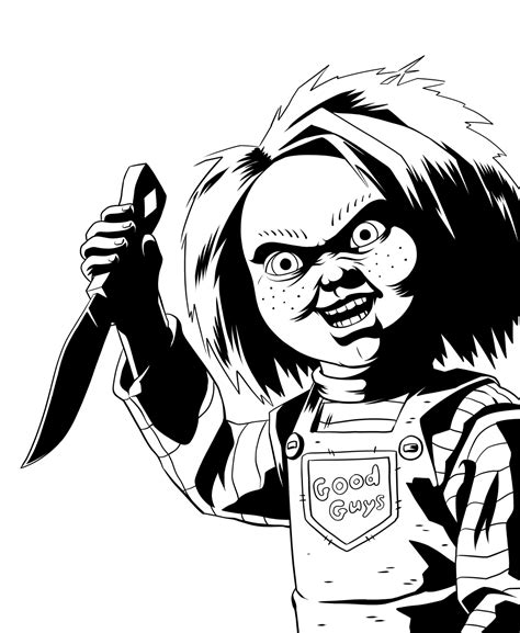 Ian Jepson • Inktober day 6: Chucky!