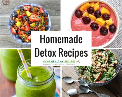 21 Incredible Homemade Detox Recipes | FaveHealthyRecipes.com