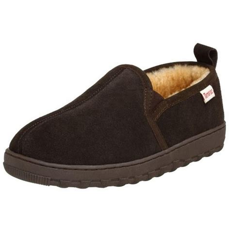 Tamarac by Slippers International - Tamarac Mens Cody Suede Shearling ...