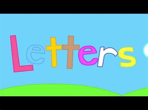 Meet the Letters Intro Remake - YouTube