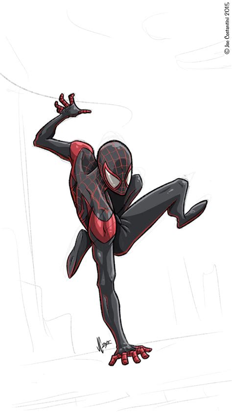 Spidey Sketch #110 - Ultimate Miles Morales by JoeCostantini on DeviantArt