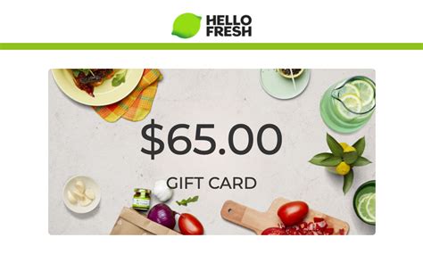 HelloFresh + Gift Card