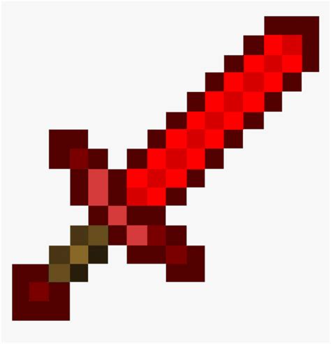 Transparent Swords Png - Minecraft Red Diamond Sword, Png Download ...